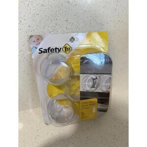 NEW Safety 1st Child Proof Stove Knob Covers Clear View 5 Pack